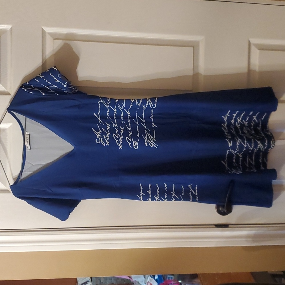 Misslook sz L blue dress